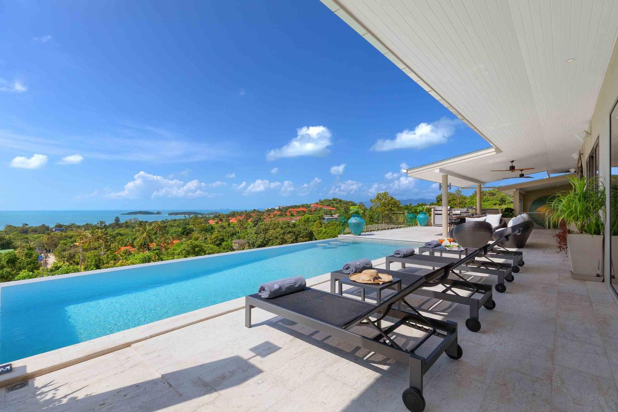 Sunset Estates - Samui Luxury Villas Choeng Mon Eksteriør billede