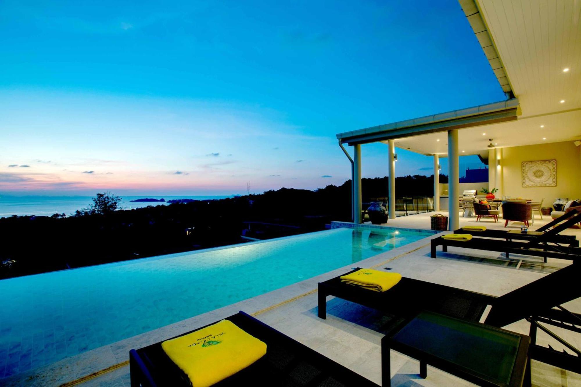 Sunset Estates - Samui Luxury Villas Choeng Mon Eksteriør billede