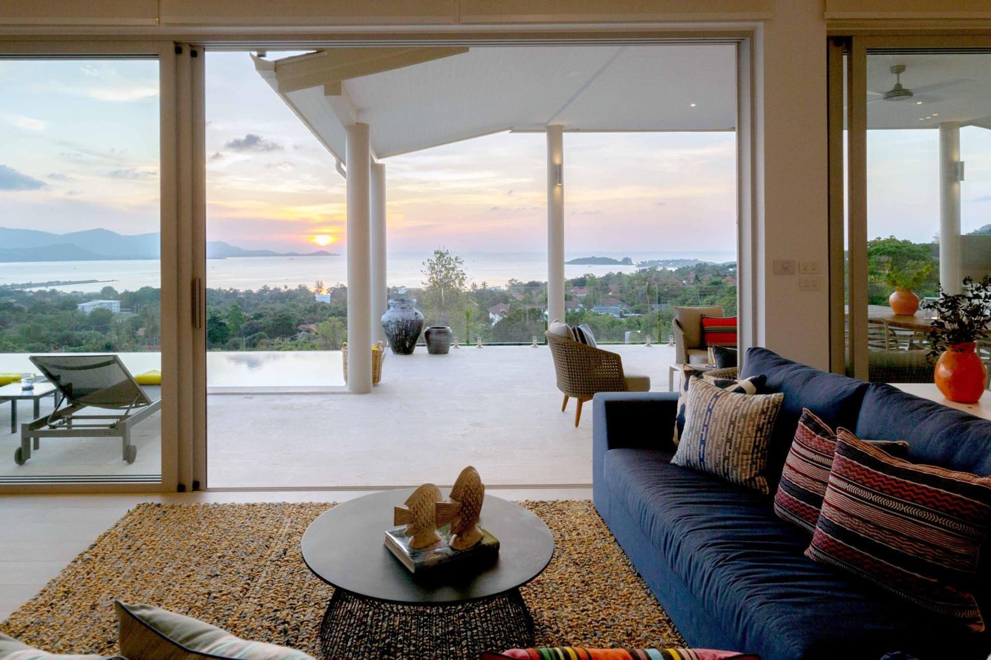 Sunset Estates - Samui Luxury Villas Choeng Mon Eksteriør billede