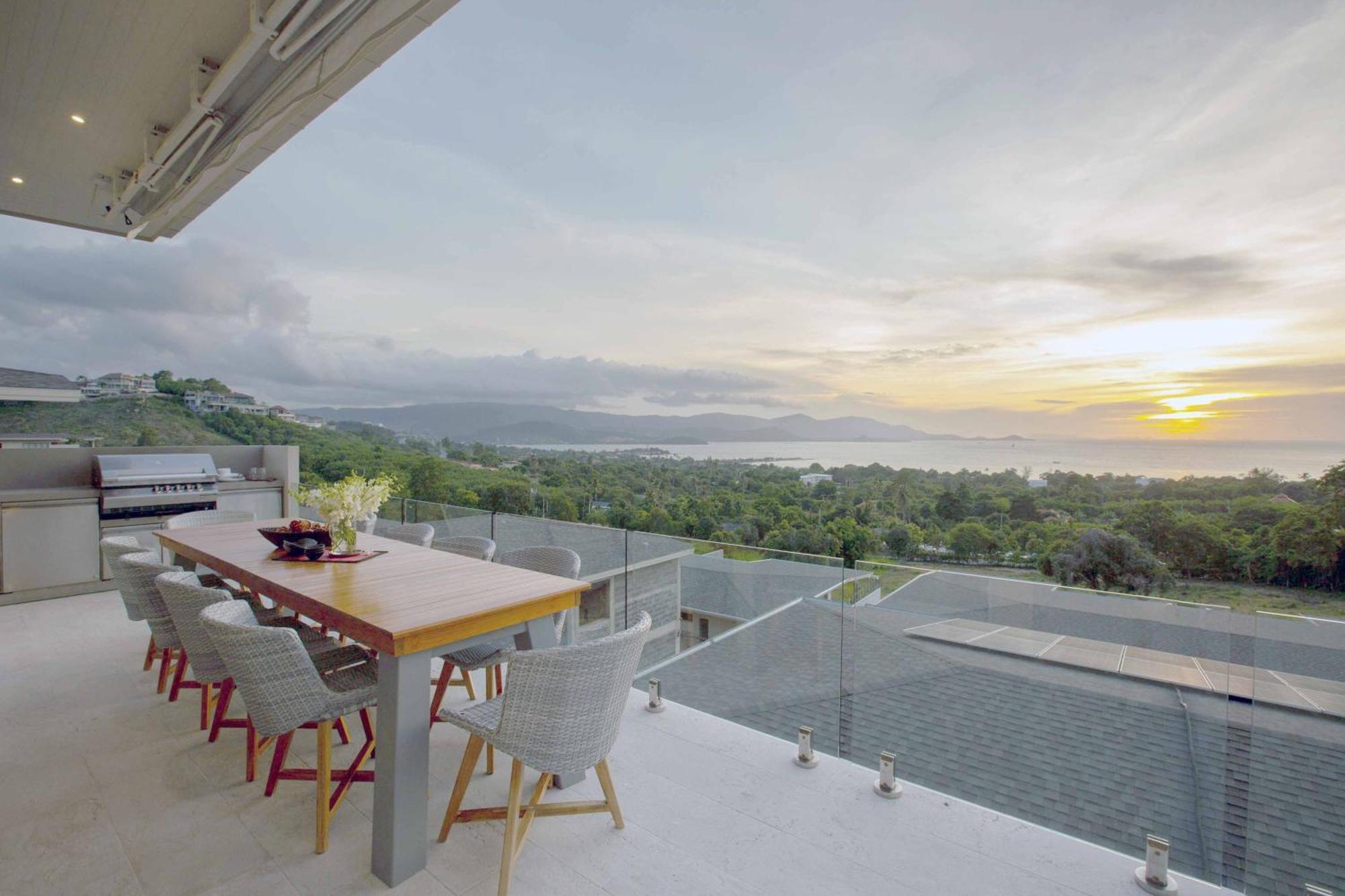 Sunset Estates - Samui Luxury Villas Choeng Mon Eksteriør billede