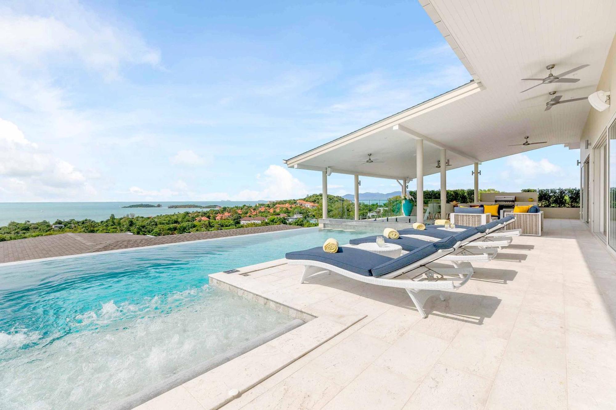 Sunset Estates - Samui Luxury Villas Choeng Mon Eksteriør billede