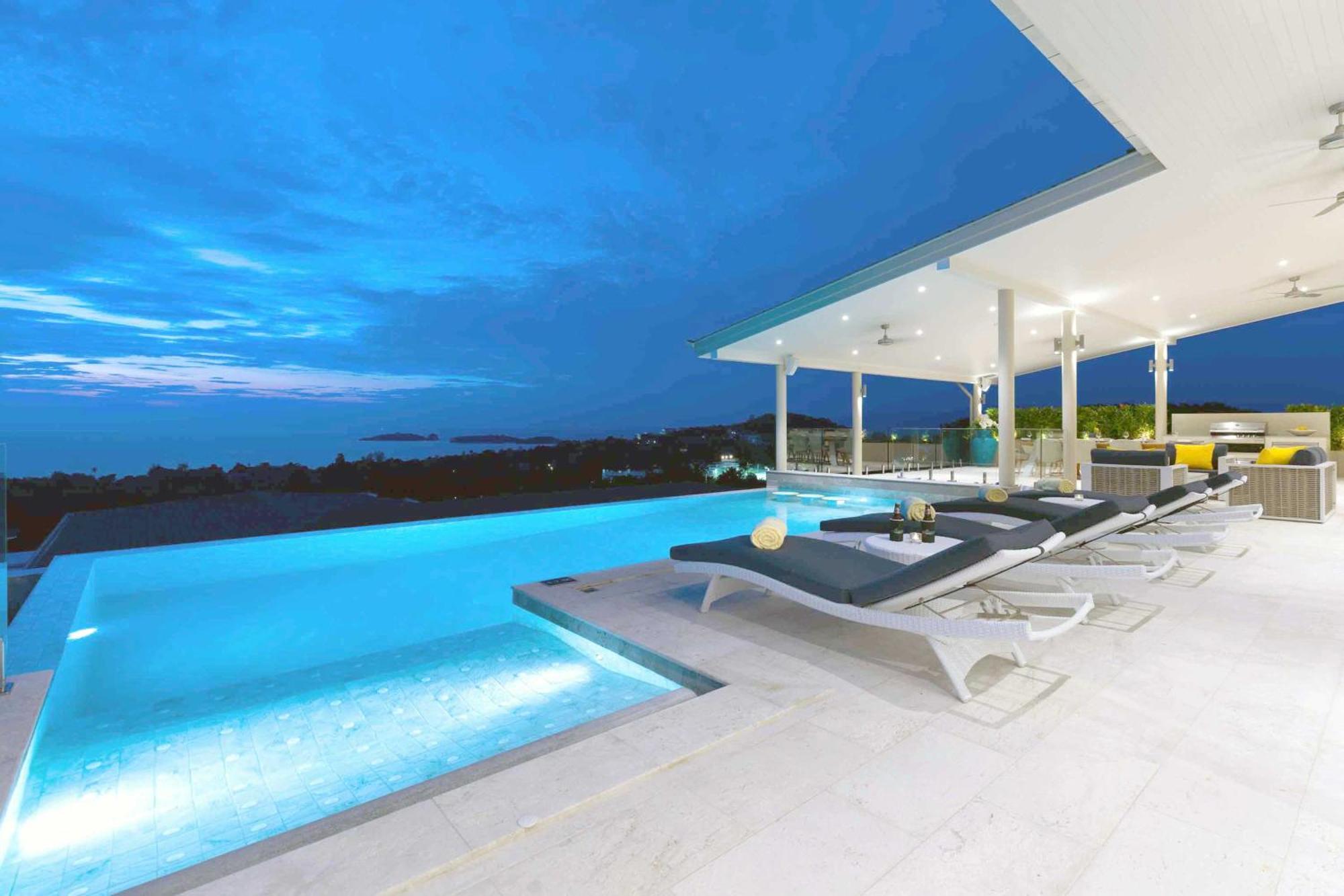 Sunset Estates - Samui Luxury Villas Choeng Mon Eksteriør billede