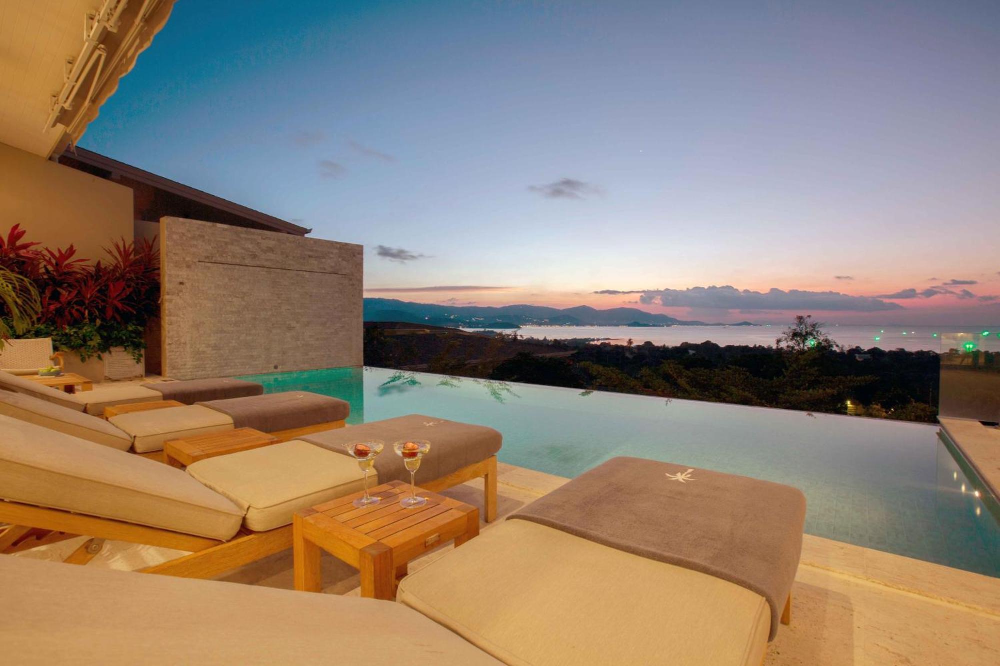 Sunset Estates - Samui Luxury Villas Choeng Mon Eksteriør billede