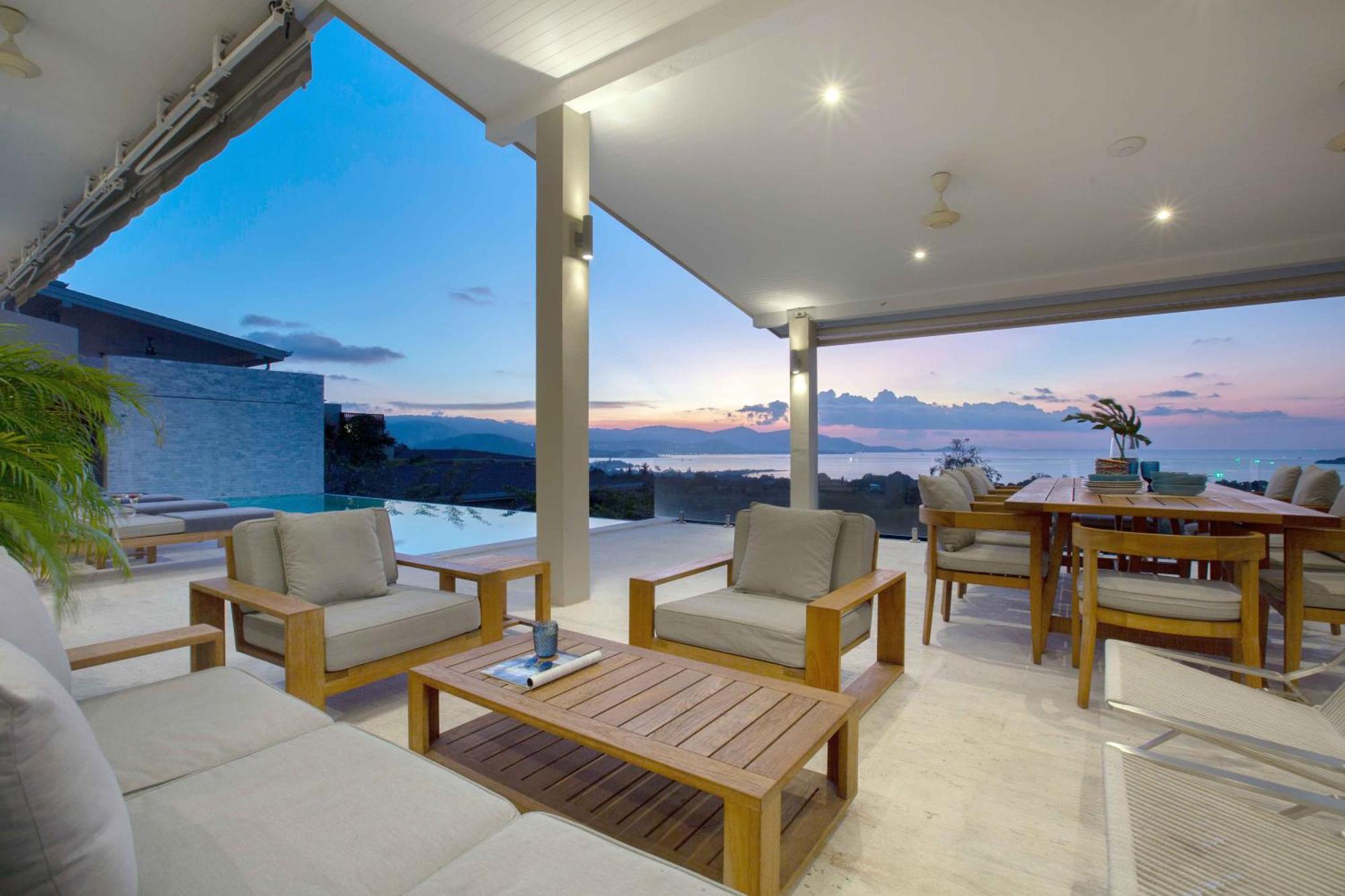 Sunset Estates - Samui Luxury Villas Choeng Mon Eksteriør billede